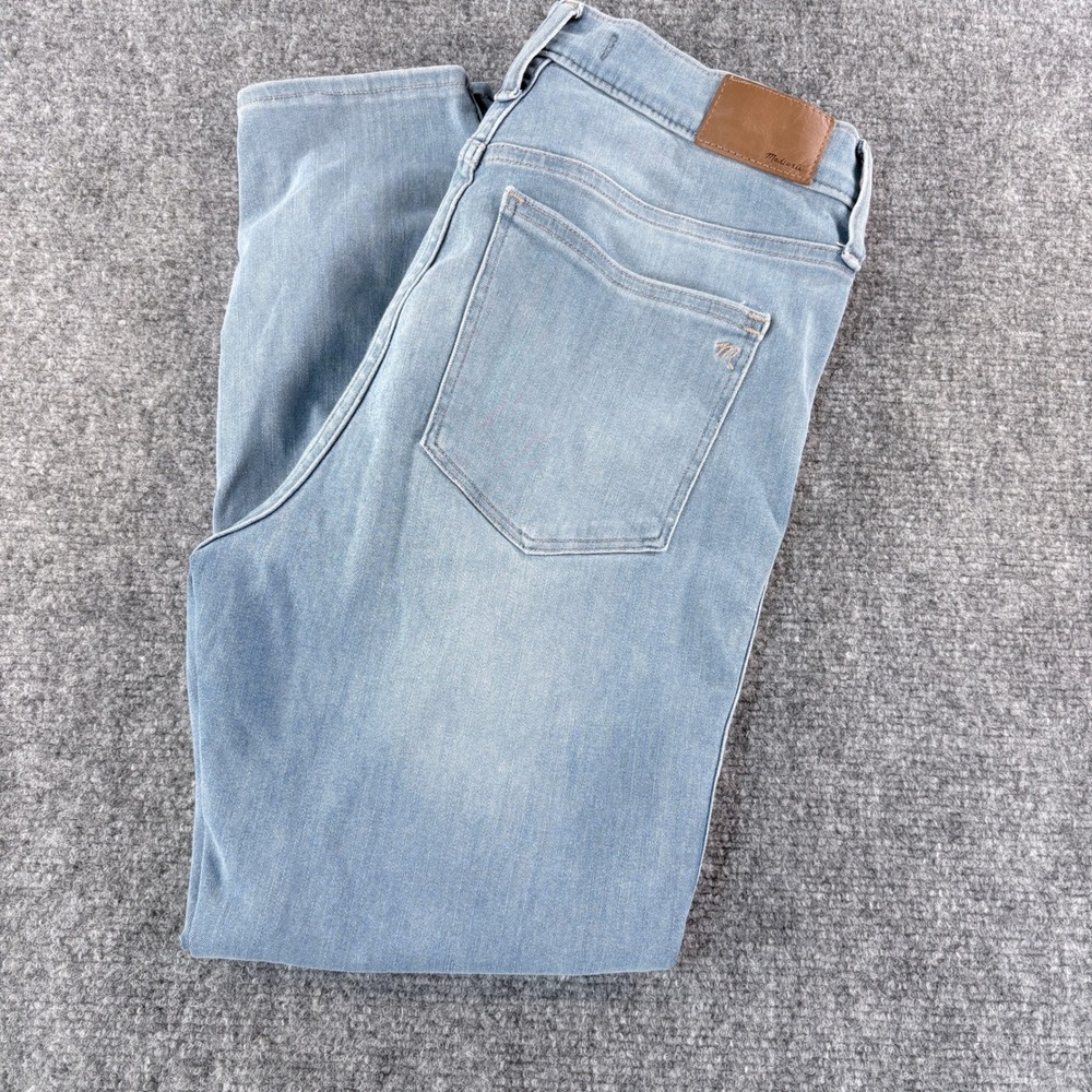 Madewell‎ Roadtripper Jeggings Light Wash Button Fly Skinny Jeans Womens 29